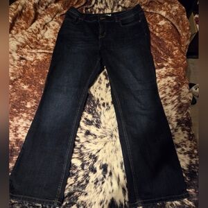 Maurices Dark Blue Flare Jeans